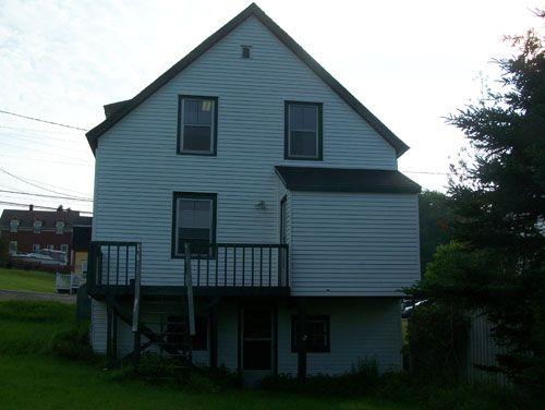 Rear (east) elevation, Campbell & McKeen Law Office, Guysborough, N.S.; Heritage Division, NS Department of Tourism, Culture and Heritage, 2009