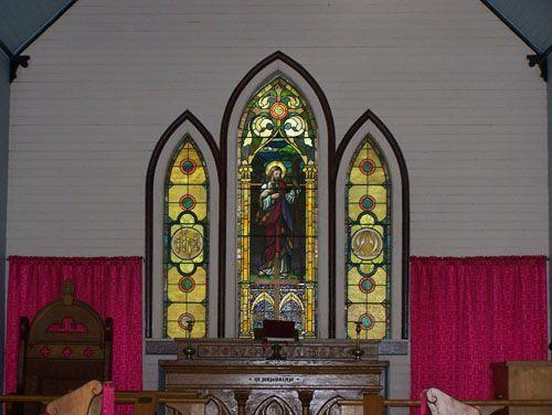 Stained glass window, Christ Church Anglican, Guysborough, N.S.; Heritage Division, NS Department of Tourism, Culture and Heritage, 2009