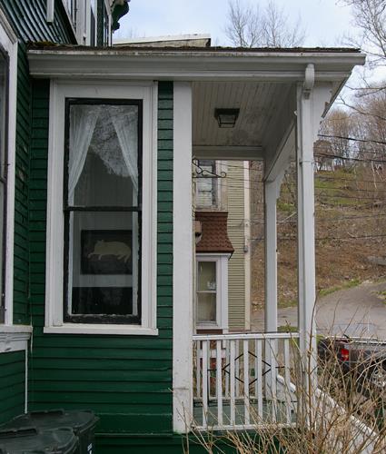 This image shows details of the main entrance; City of Saint John, 2008