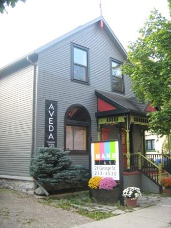 Of note is the finial located on the gable.; Martha Fallis, 2008.