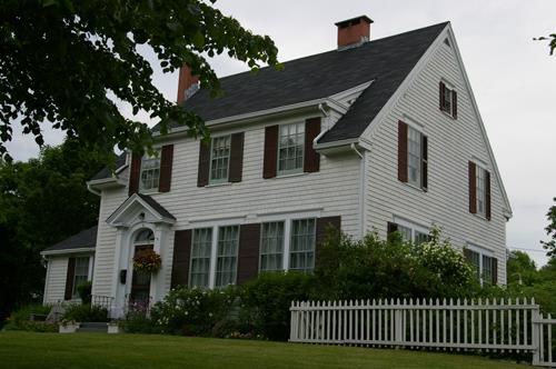 This image shows a contextual view of the residence; City of Saint John, 2008