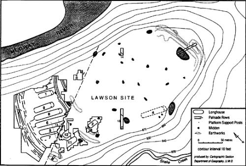 Lawson Site Plan 2003; London Museum of Archaeology, 2003