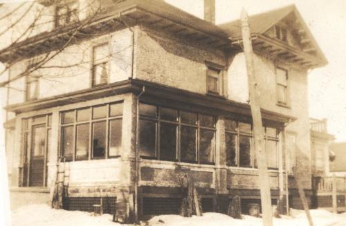 Showing house, c. 1930; MacNaught Archives Acc. 166.005
