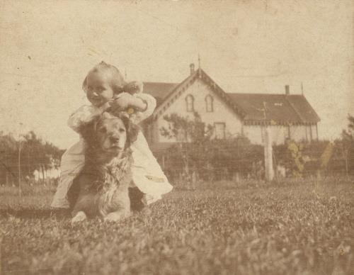 Showing ell extension at back of house; MacNaught Archives Acc. 007.13