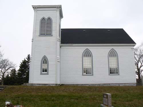 South elevation, Saint Stephen's Anglican Church, Tusket, NS; Heritage Division, NS Dept. of Tourism, Culture and Heritage, 2009