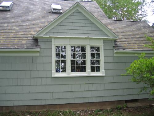 Detail of window on west elevation; Province of PEI, Darin MacKinnon, 2009