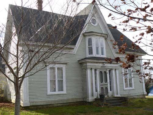 North and east elevations, Peter Lent Hatfield House, Tusket, NS; Heritage Division, NS Dept. of Tourism, Culture and Heritage, 2009