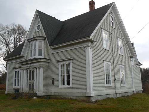 North and west elevations, Peter Lent Hatfield House, Tusket, NS; Heritage Division, NS Dept. of Tourism, Culture and Heritage, 2009
