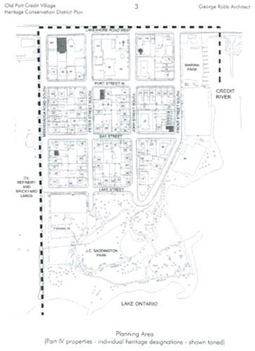 Heritage Conservation District Plan.; City of Mississauga, 2004.