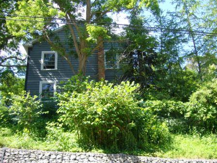 Of note is the situation of the Haines-Lyons House raised above the road and village.; Kirsten Pries, 2008.