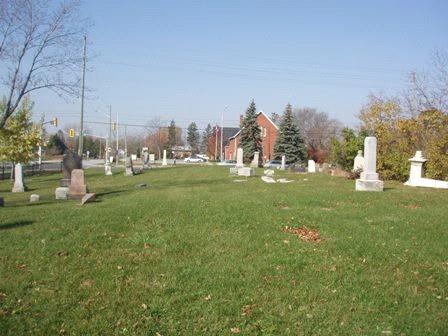 Of note are the individual grave markers.; Martha Fallis, 2008.