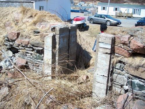 View of the entrance to Newman and Company Root Cellar, Harbour Breton, NL. Photo taken 2009. ; Doug Wells 2010