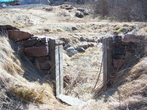 View of the entrance to Newman and Company Root Cellar, Harbour Breton, NL. Photo taken 2009. ; Doug Wells 2010