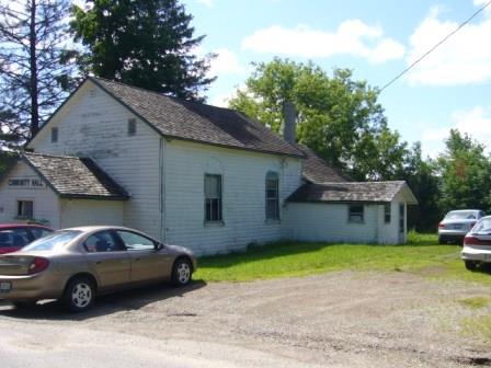 Of note is the building addition on the west elevation.; Kirsten Pries, 2008.