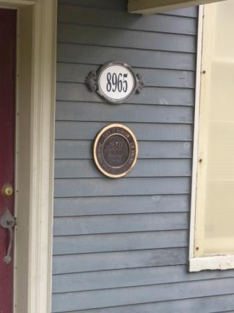 Of note is the historical plaque.; Kirsten Pries, 2008.