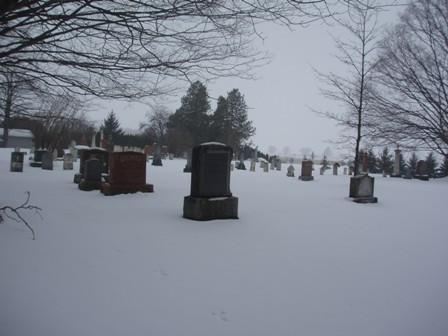 Featured are the individual grave markers.; Martha Fallis, 2008.