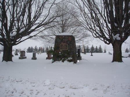 Of note is the stone cairn.; Martha Fallis, 2008.