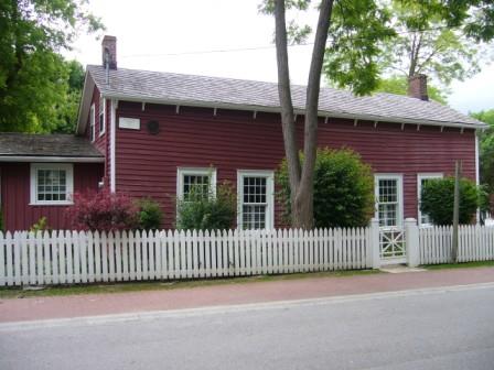 Of note is the clapboard exterior.; Kirsten Pries, 2008.
