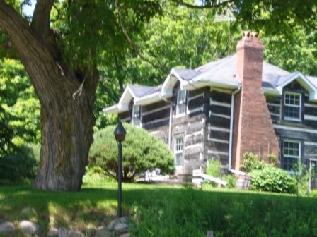 Of note is the brick chimney.; Kirsten Pries, 2008.