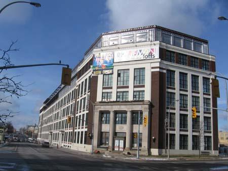 View of the King Street façade looking north down King Street.; Lindsay Benjamin, 2007.