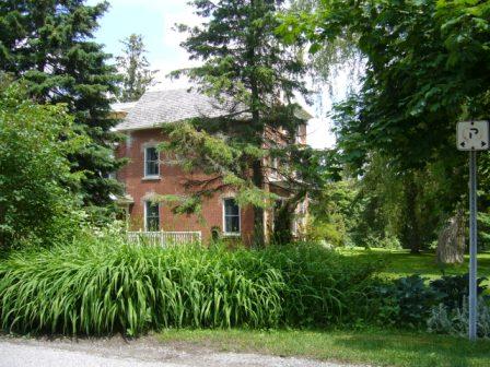 Featured is the red brick exterior.; Kirsten Pries, 2008.