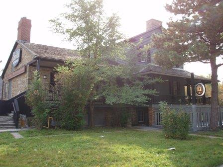 Of note is the one-and-a-half storey random course cut stone rear wing.; Paul Dubniak, 2009.