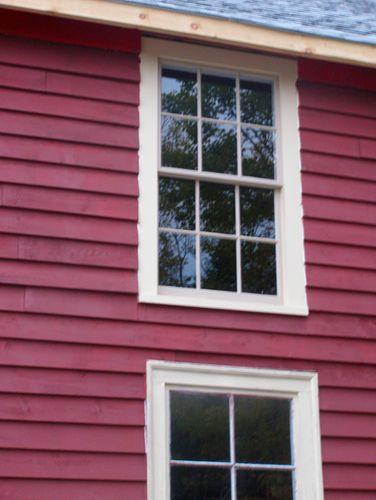 An upper storey window in the Port Joli Community Hall, Port Joli, NS.; NS Dept. of Tourism, Culture & Heritage, 2009