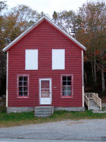 The front elevation of the Port Joli Community Hall, Port Joli, NS.; NS Dept. of Tourism, Culture & Heritage, 2009