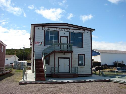 View of the main building at Fishermen's Union Trading Company Premises, Seldom, NL.; HFNL 2009