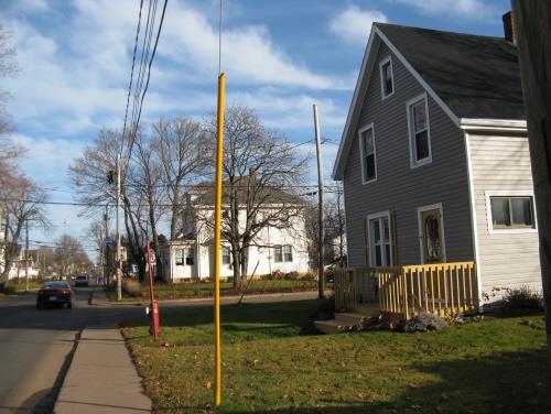 Showing context on street; City of Summerside, 2009