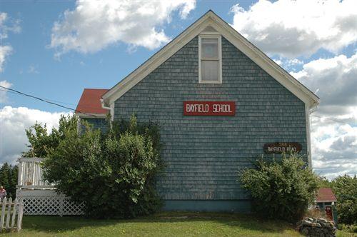 Gable end, Bayfield School, Bayfield, N.S.; Heritage Division, N.S. Dept. of Tourism, Culture and Heritage, 2009.