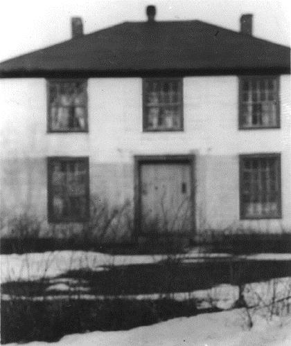 The main façade of the house circa 1920; Private collection