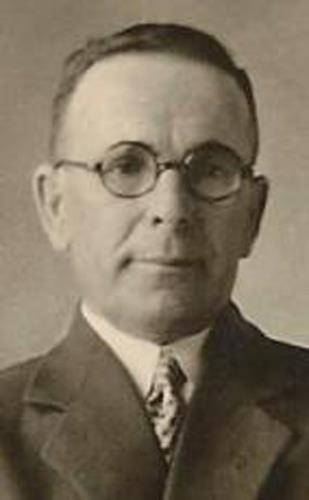 Photograph of Télesphore Arsenault; Gerald V. Arseneault (grandson)