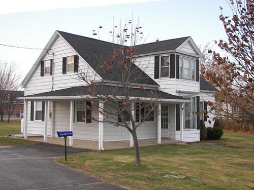 The southeast corner of the McLeod-Mundle House; Bernard LeBlanc
