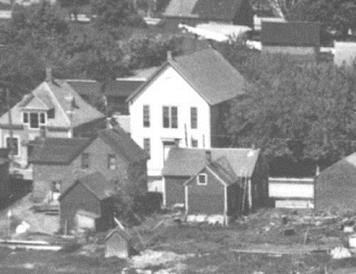 The Masonic Hall in 1932; From the photo collection of Richard T. McCully, Centre d'études acadiennes Anselme-Chiasson, (P192-A333)