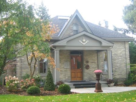 Of note is the buff brick exterior.; Martha Fallis, 2008.