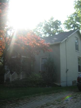 Of note are the arched radiating voussoirs above the double hung windows.; Martha Fallis, 2008.