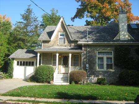 Of note are the varied and multiple rooflines.; Martha Fallis, 2008.
