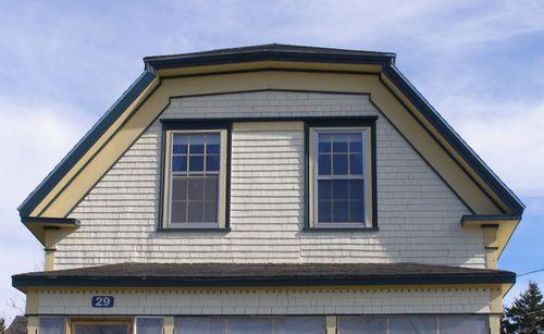 Detail of the front gable of the James Atkins House in the Town of Lockeport, NS.; NS Dept. of Tourism, Culture & Heritage, 2009
