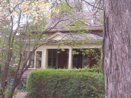 Of note is the front porch and entrance flanked by sidelights and transom.; Paul Dubniak, 2008.