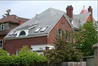 Of note is the detailing in the chimney and assortment of window shapes.; City of Brantford, nd.