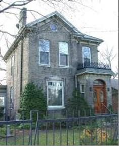 Of note is the two storey brick exterior typical of the Italianate style.; City of Brantford, 2008.