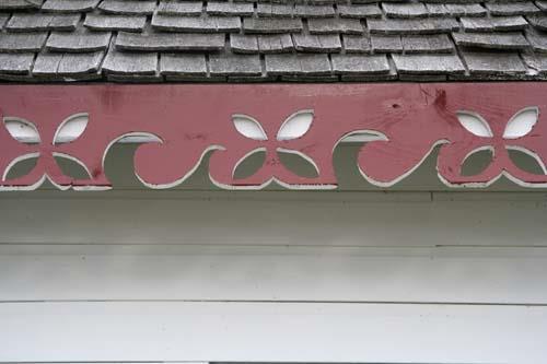 Detail of Christ Anglican Church, Sagkeeng First Nation, 2009; Historic Resources Branch, Manitoba Culture, Heritage and Tourism, 2009