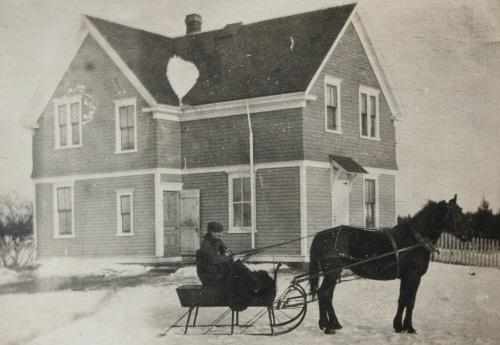 Archive image of back elevation, c 1910; Private Collection