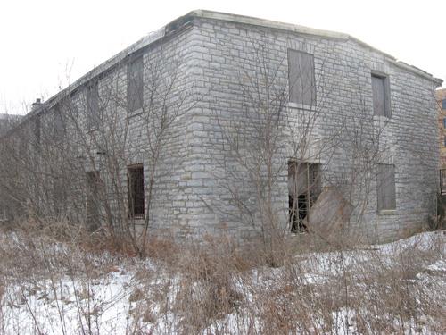 Three-quarter view showing the north and east elevations.; MTC, 2010