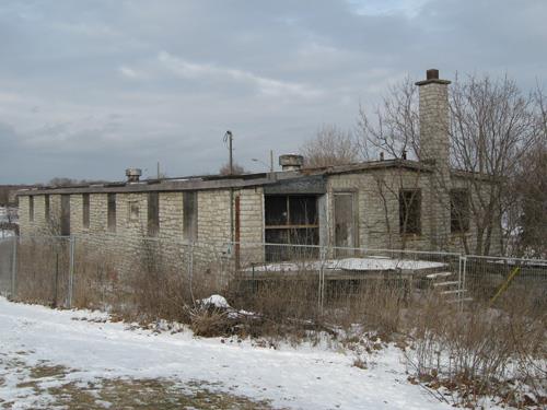 Three-quarter view showing the south and west elevations.; MTC, 2010