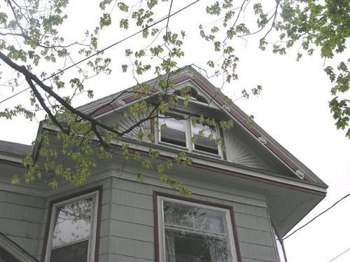 11 Faulkner Street, front gable detail, 2004; Heritage Division, N.S. Dept. of Tourism, Culture and Heritage, 2004