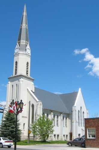 Overall view of Christian Baptist Church.; Heritage Newmarket, 2007.