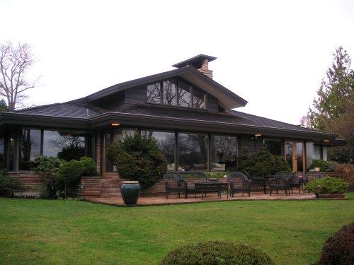 Exterior view, 3225 Beach Drive, 2008; District of Oak Bay, 2008