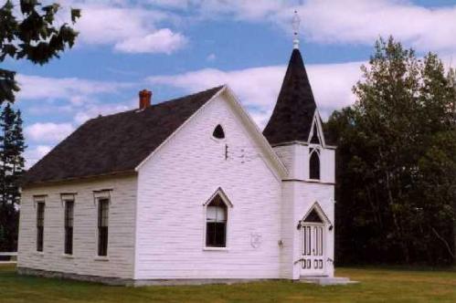 Side Elevation of Cascumpec United Church; Province of PEI